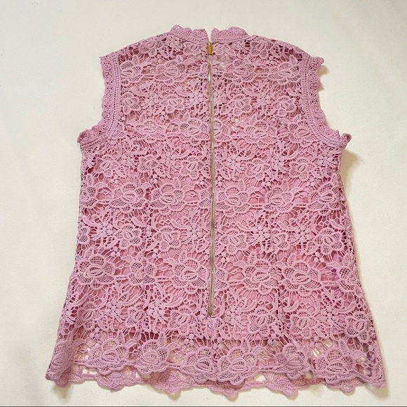 Nanette Laporte lace sleeveless top sz medium - Picture 4 of 11